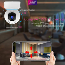Carica l'immagine nel visualizzatore di Gallery, Mibao 1080P Telecamera Sorveglianza Wifi Camera IP Wireless Interno con... - Ilgrandebazar