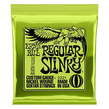 Carica l'immagine nel visualizzatore di Gallery, Cordes pour guitare électrique Ernie Ball Regular Slinky Nound - Single Pack