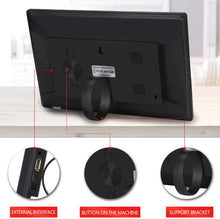 Carica l'immagine nel visualizzatore di Gallery, MYPIN Cornice Digitale, Cornice Digitale USB Display IPS HD da 10,1 Pollici con Sensore di Movimento e Telecomando, Supporto USB e Scheda SD