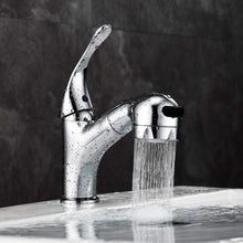 Carica l'immagine nel visualizzatore di Gallery, GAVAER Rubinetto Bagno Lavabo con Doccetta Estraibile e Spruzzatore a Doppia...