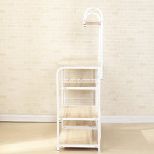 Carica l'immagine nel visualizzatore di Gallery, soges Microonde Scaffali Stazione di Lavoro 90 x 39 x 140 cm, Millennium Oak - Ilgrandebazar