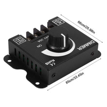 Carica l'immagine nel visualizzatore di Gallery, Regolatore dimmer, 12V-24V Interruttore led 30A Funzionamento manuale per...