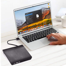 Carica l'immagine nel visualizzatore di Gallery, iAmotus Masterizzatore Dvd USB 3.0, Nero - DVD Esterno 3.0 + Tipo-C port - Ilgrandebazar