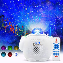 Carica l'immagine nel visualizzatore di Gallery, AETKFO Proiettore Stelle Bambini con Musica Lampada Luce Notturna...
