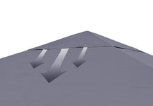 Carica l'immagine nel visualizzatore di Gallery, Quick-Star - Copertura di Ricambio per Gazebo Rank Pavillon, 3 x 3 m,... - Ilgrandebazar