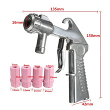 Carica l'immagine nel visualizzatore di Gallery, Pistola per Sabbiatura Professionale Sandblaster Air Sifone Feed Blast Gun...