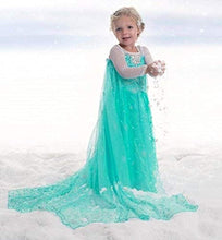 Carica l'immagine nel visualizzatore di Gallery, Costume Elsa Bambina Carnevale 11-12 Anni Nuovo Taglia XL - anni, Verde - Ilgrandebazar