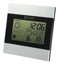 Carica l'immagine nel visualizzatore di Gallery, Konig Knws102N LCD Stazione Meteo Silver - Ilgrandebazar