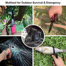 Carica l'immagine nel visualizzatore di Gallery, ORSIFOW Multitool Campeggio 18 in 1, Coltello Multiuso con Ascia,...