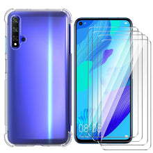 Carica l'immagine nel visualizzatore di Gallery, HYMY Custodia per Huawei Nova 5T + 4 x Pellicola Protettiva - Trasparente... - Ilgrandebazar