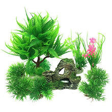 Carica l'immagine nel visualizzatore di Gallery, PietyPet Pianta Piante Artificiali Acquario e Ornamento Paesaggio Grotta B - Ilgrandebazar