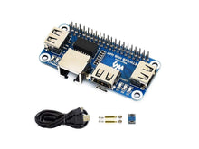 Carica l'immagine nel visualizzatore di Gallery, IBest Waveshare Ethernet/USB HUB Hat for Raspberry Pi ETH/USB HAT - Ilgrandebazar