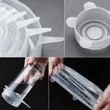 Carica l'immagine nel visualizzatore di Gallery, FAPPEN Coperchio Silicone, Coperchi in Silicone Trasparente+trasparente - Ilgrandebazar