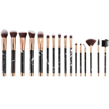 Carica l'immagine nel visualizzatore di Gallery, Pennelli Make Up gee-rgeous 16 pz Magic marmo sintetico premium black - Ilgrandebazar