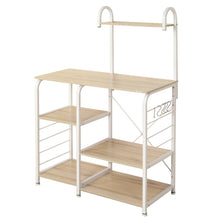 Carica l'immagine nel visualizzatore di Gallery, soges Microonde Scaffali Stazione di Lavoro 90 x 39 x 140 cm, Millennium Oak - Ilgrandebazar