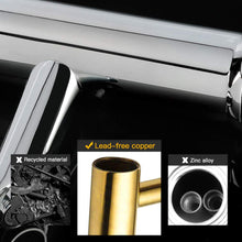 Carica l'immagine nel visualizzatore di Gallery, GAVAER Rubinetto Bagno Lavabo, Elegant Miscelatore Cromato E-7092