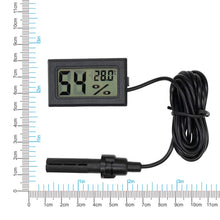 Carica l'immagine nel visualizzatore di Gallery, Sensore di temperatura digitale LCD termometro igrometro Termometro con cavo - Ilgrandebazar