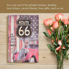 Carica l'immagine nel visualizzatore di Gallery, Cassaforte a forma di libro con password lock, cassaforte portatile, Route 66 - Ilgrandebazar