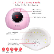 Carica l'immagine nel visualizzatore di Gallery, McNory 36W Lampada Unghie UV Led per Gel Automatico Sensore con 3... - Ilgrandebazar