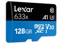 Carica l'immagine nel visualizzatore di Gallery, Lexar Schede ad alte prestazioni 633x 128GB microSDXC UHS-I - Ilgrandebazar