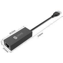 Carica l'immagine nel visualizzatore di Gallery, Syncwire Adattatore USB Rete, Alta velocità 3.0, Nero