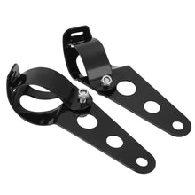 Carica l'immagine nel visualizzatore di Gallery, Staffe Faro, OSAN 35mm-43mm Fanale di Montaggio Forcella Supporto nero - Ilgrandebazar