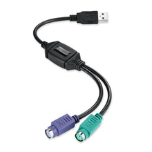 Carica l'immagine nel visualizzatore di Gallery, Perixx peripro-401 PS2 a USB - adattatore per Addattatore PS2 e USB, Nero - Ilgrandebazar