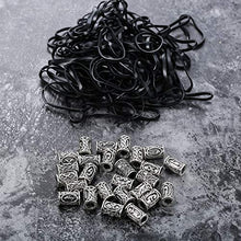 Carica l'immagine nel visualizzatore di Gallery, CASSIECA 26 Pezzi di Perline Rune E Fasce Gomma Nera Serra dei... - Ilgrandebazar