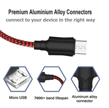 Carica l'immagine nel visualizzatore di Gallery, Yosou Cavo Micro USB [2 Pezzi, 2M] Nylon Intrecciato Cavo... - Ilgrandebazar