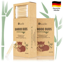 Carica l'immagine nel visualizzatore di Gallery, BLUZELLE [200 pezzi] Bamboo Buds, tamponi di cotone 100% privi plastica e... - Ilgrandebazar