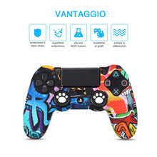 Carica l'immagine nel visualizzatore di Gallery, 6amLifestyle Cover Skin Controller PS4 Dualshock in Silicone Graffiti 01 - Ilgrandebazar
