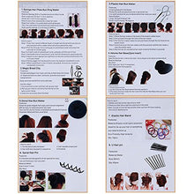 Carica l'immagine nel visualizzatore di Gallery, Lictin Chignon Materiale Accessori per Acconciature Capelli Donne Nero - Ilgrandebazar