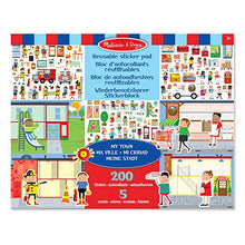 Carica l'immagine nel visualizzatore di Gallery, Melissa &amp; Doug-La Mia Città Blocco per attività con Adesivi, Multicolore - Ilgrandebazar