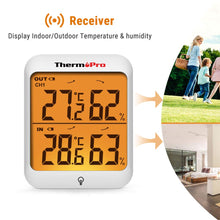 Carica l'immagine nel visualizzatore di Gallery, ThermoPro TP63A Termometro Igrometro TP63A-Temperatura e Umidità Esterna - Ilgrandebazar