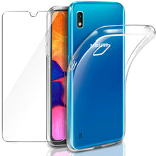 Carica l'immagine nel visualizzatore di Gallery, Leathlux Cover Samsung Galaxy A10 Custodia Trasparente + Pellicola Vetro... - Ilgrandebazar
