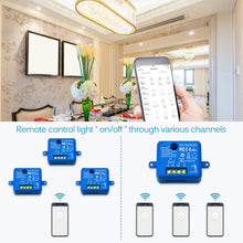 Carica l'immagine nel visualizzatore di Gallery, LoraTap Interruttore WiFi Alexa, Intelligente Telecomando Blue - Ilgrandebazar
