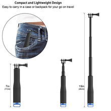 Carica l'immagine nel visualizzatore di Gallery, Luxebell Selfie Stick Telescopico in Alluminio, per Gopro Perches de - Ilgrandebazar