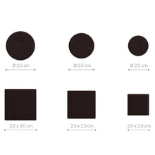 Carica l'immagine nel visualizzatore di Gallery, Navaris feltrini adesivi per mobili - set 215 sottosedie Scuro Marrone - Ilgrandebazar