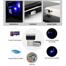 Carica l'immagine nel visualizzatore di Gallery, Pawaca, illuminazione auto USB LED, per interni auto, White Blue Red Pink - Ilgrandebazar