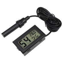 Carica l'immagine nel visualizzatore di Gallery, Sensore di temperatura digitale LCD termometro igrometro Termometro con cavo - Ilgrandebazar