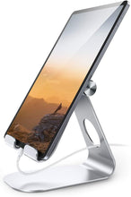 Carica l'immagine nel visualizzatore di Gallery, Lamicall Supporto Tablet, Supporto Regolabile : Universale Stand Dock per 2018 Pad PRO 10.5, PRO 9.7, PRO 12.9, Pad Mini 2 3 4, Pad Air, Air 2, Phone, Samsung Tab, Altri Tablets - Argento