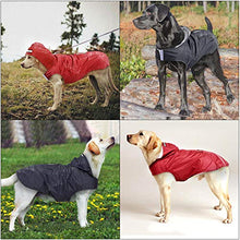 Carica l'immagine nel visualizzatore di Gallery, Idepet - Mantella per cani con cappuccio e foro il XXXXXXL, Rosso