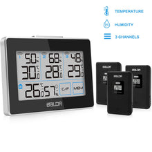 Carica l'immagine nel visualizzatore di Gallery, FOCHEA Stazione Meteorologica con 3 Sensore Esterno, Meteo Wireless... - Ilgrandebazar