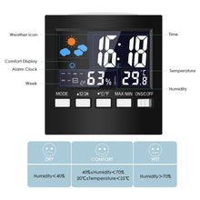 Carica l'immagine nel visualizzatore di Gallery, Termometro Igrometro Digitale, Glisteny Digitale Della Temperature e Black - Ilgrandebazar