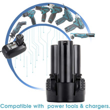 Carica l'immagine nel visualizzatore di Gallery, 2 X Dosctt 3000mAh Batteria Sostituzione per Makita BL1013 10,8V 3,0Ah - Ilgrandebazar