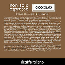 Carica l'immagine nel visualizzatore di Gallery, Il Caffè Italiano - 48 Capsule compatibili Nescafè Dolce Gusto Cioccolato -...