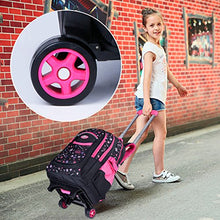 Carica l'immagine nel visualizzatore di Gallery, Zaino Trolley,COOFIT Zaini Scuola Trolley Elementare Borsa Con Ruote...