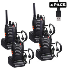 Carica l'immagine nel visualizzatore di Gallery, Walkie Talkie Ricaricabil Lunga Distanza Walky Talky Professionali 4pack - Ilgrandebazar