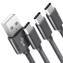 Carica l'immagine nel visualizzatore di Gallery, Cavo USB Type-C SUCESO [3 Pezzi,1m+2m+2m] C Nylon Intrecciato Cavo... - Ilgrandebazar