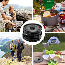 Carica l'immagine nel visualizzatore di Gallery, Keymao Campeggio Pentole, Camping Stoviglie Kit Cookware Kit...